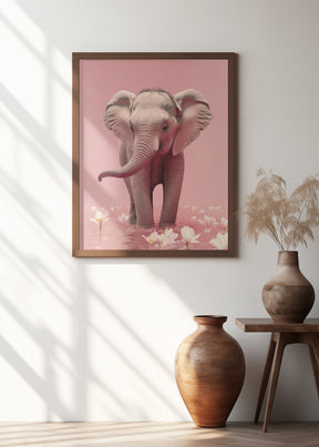 Young Elephant Poster