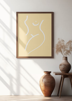 Nude Yellow Poster