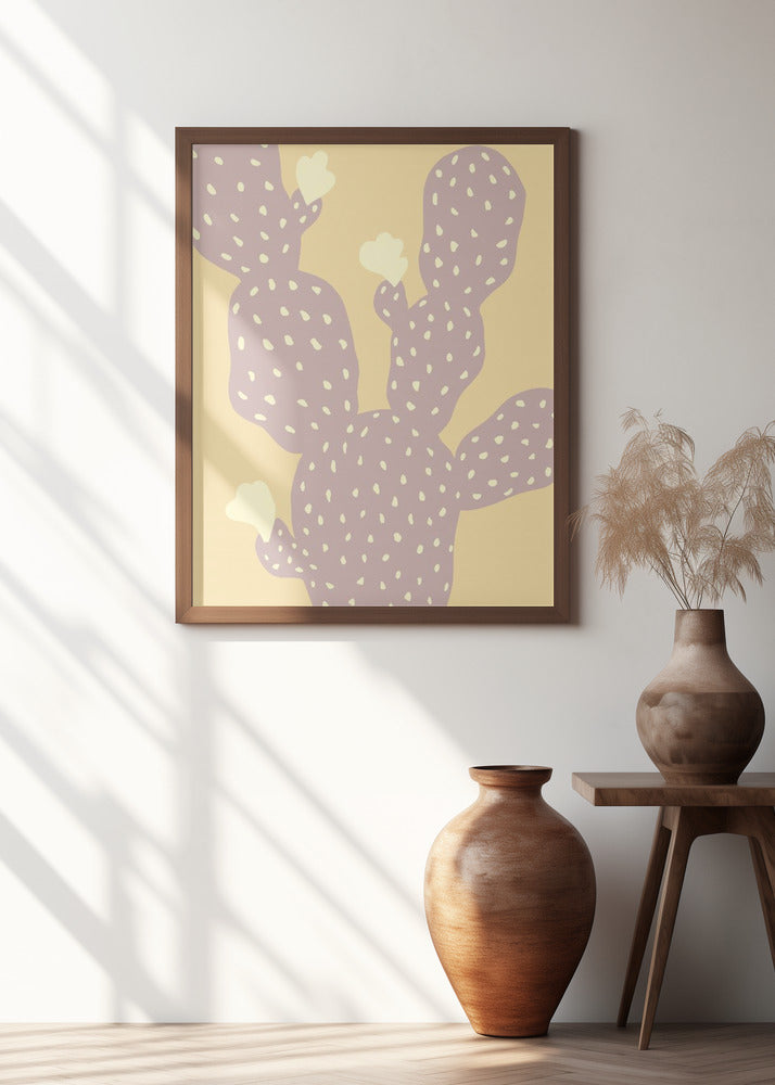 Cactus Yellow Poster