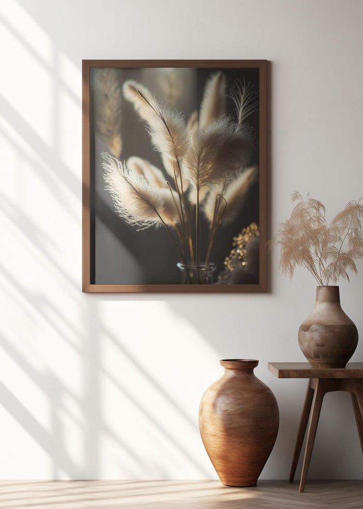 Pampas Grass In Sunlight Poster