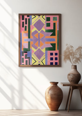 Peru Rug Pattern Poster