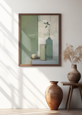 Green Still Life Poster