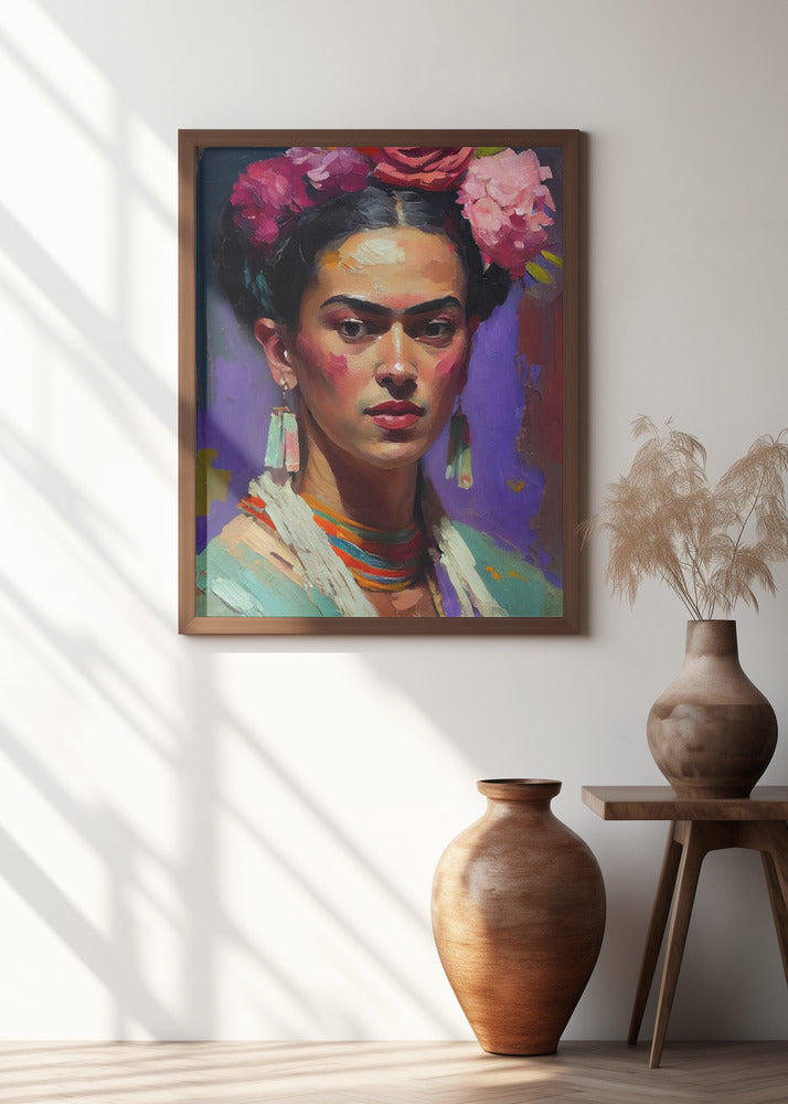 Portrait Of Frida Poster