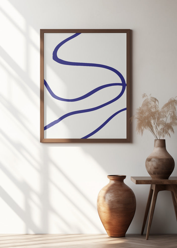 Blue Lines Poster