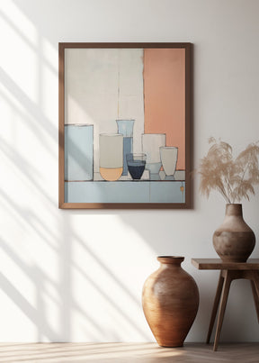 Pastel Still Life Poster