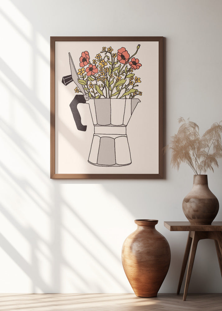 Moka Flowers Poster