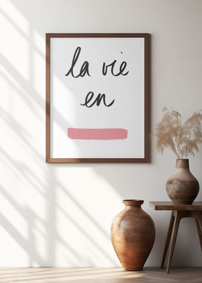 La Vie En Rose Poster