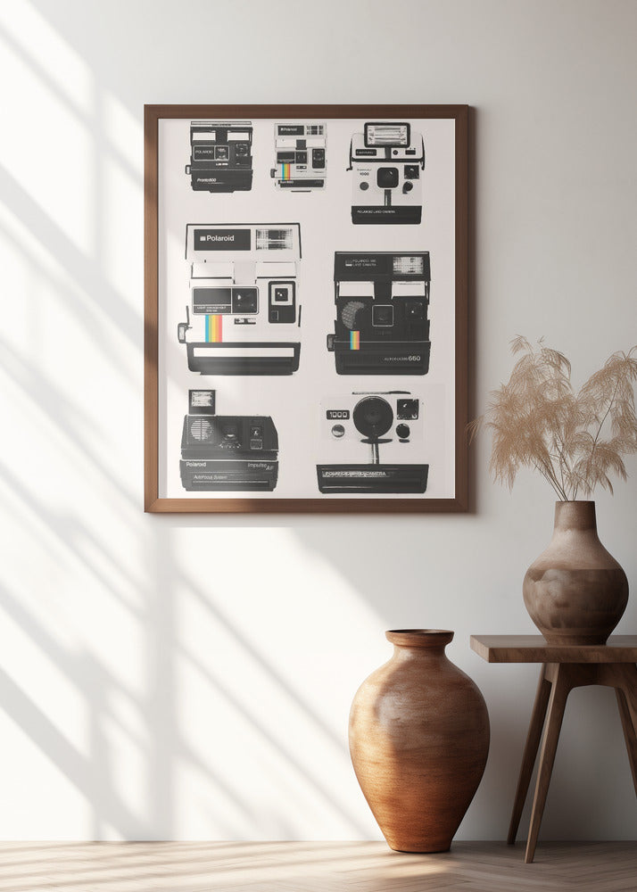 Instant Camera Collection Poster