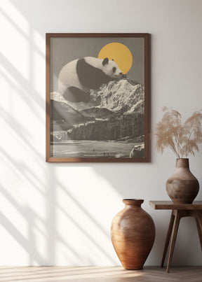 Giant Panda Nap Poster