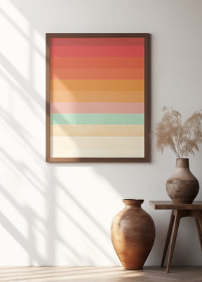 Rainbow Chevrons Poster