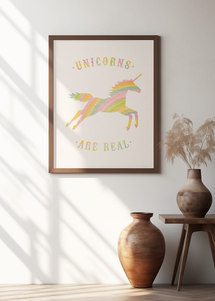 Unicorns Are Real Poster