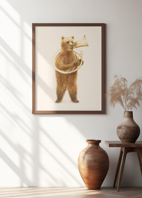 The Bear and His Helicon Poster