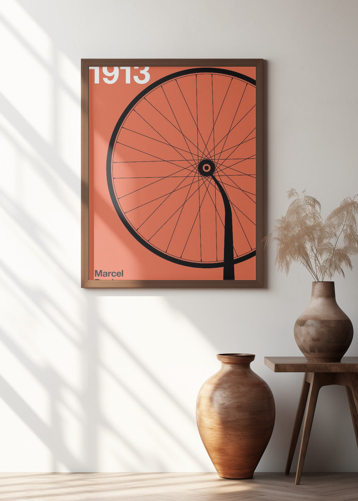 1913 Roue De Bicyclette Poster