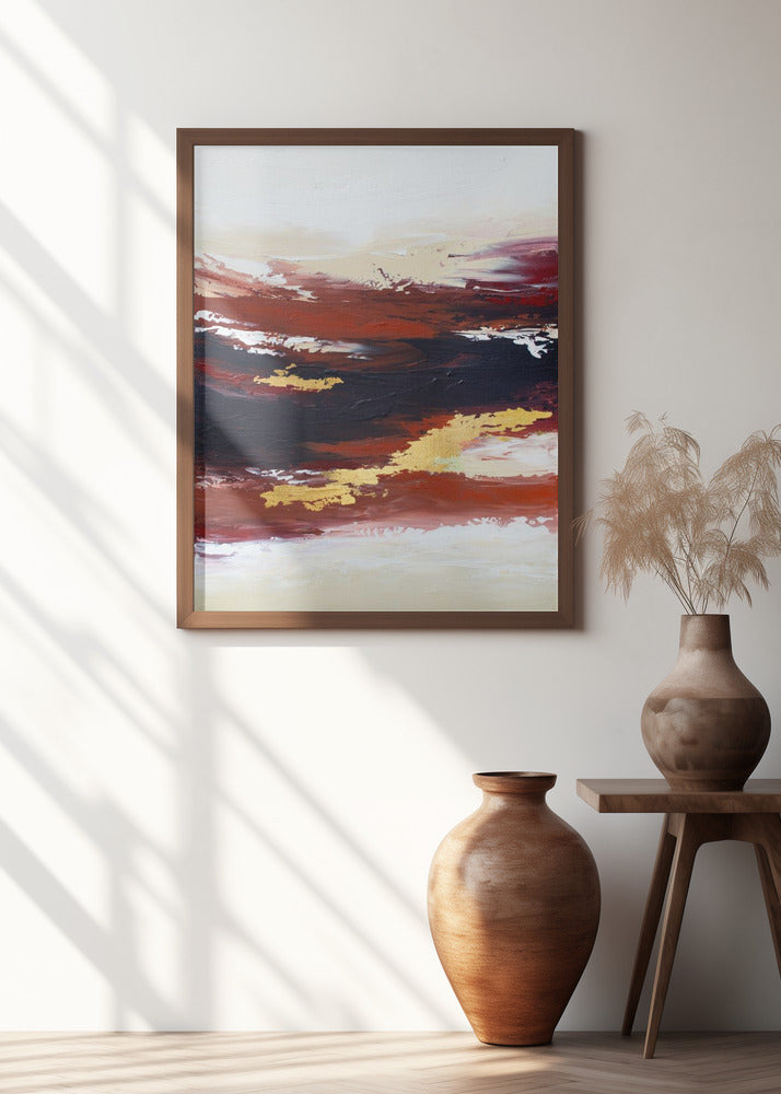 Abstract Sunset 3 Poster