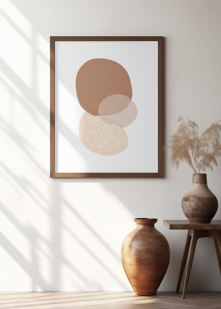 Abstract Circle Painting Poster