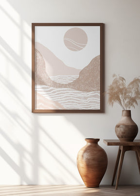 Sunset Seascape Art Poster