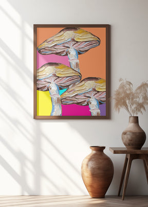 Psychedelic Mushrooms Poster