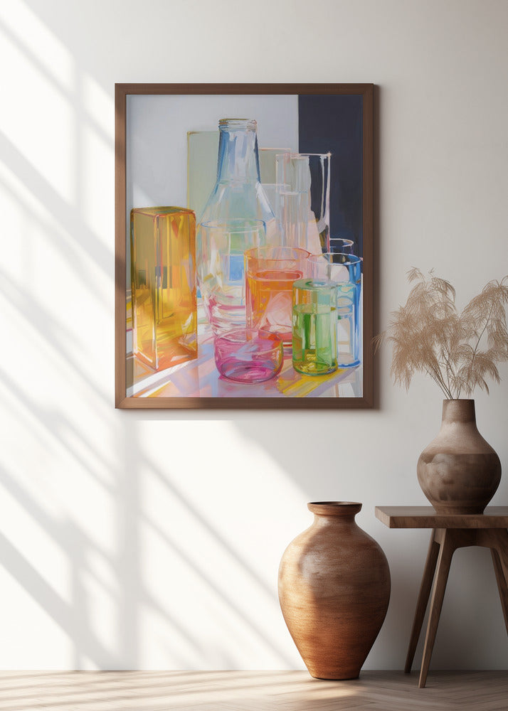 Neon Still Life No 1 Poster