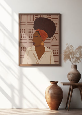 Afro puff Poster