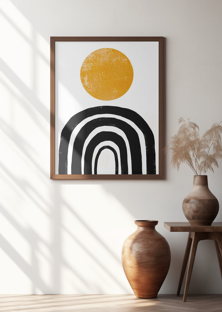 Arch Line Art Poster