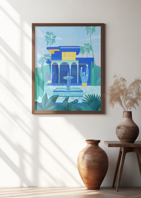 Moroccan Garden Poster