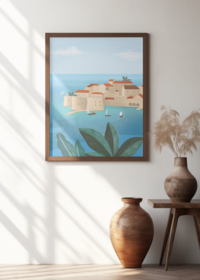 Dubrovnik City Poster