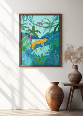 Jungle Leopard Poster