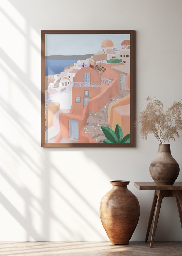 Santorini Poster