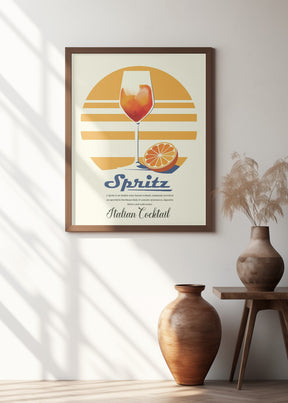 Spritz summer print Poster