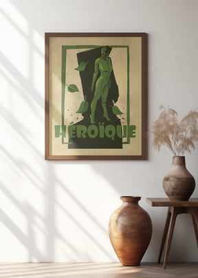 Heroic print Poster