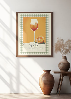 Spritz retro print Poster