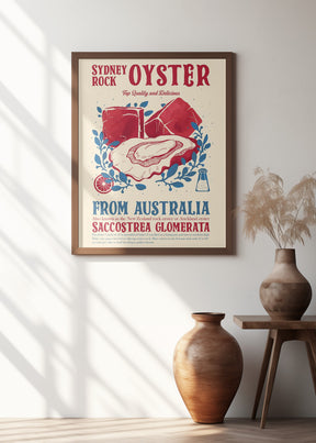 Oyster kitchen decor Poster