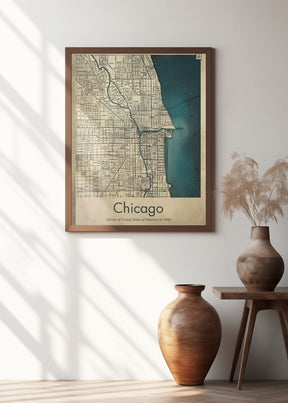 Chicago map Poster