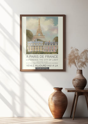 Paris retro print Poster