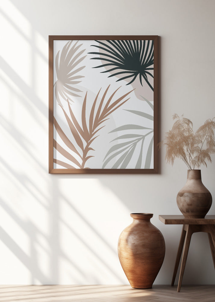 Tropical Leaves No4 Poster