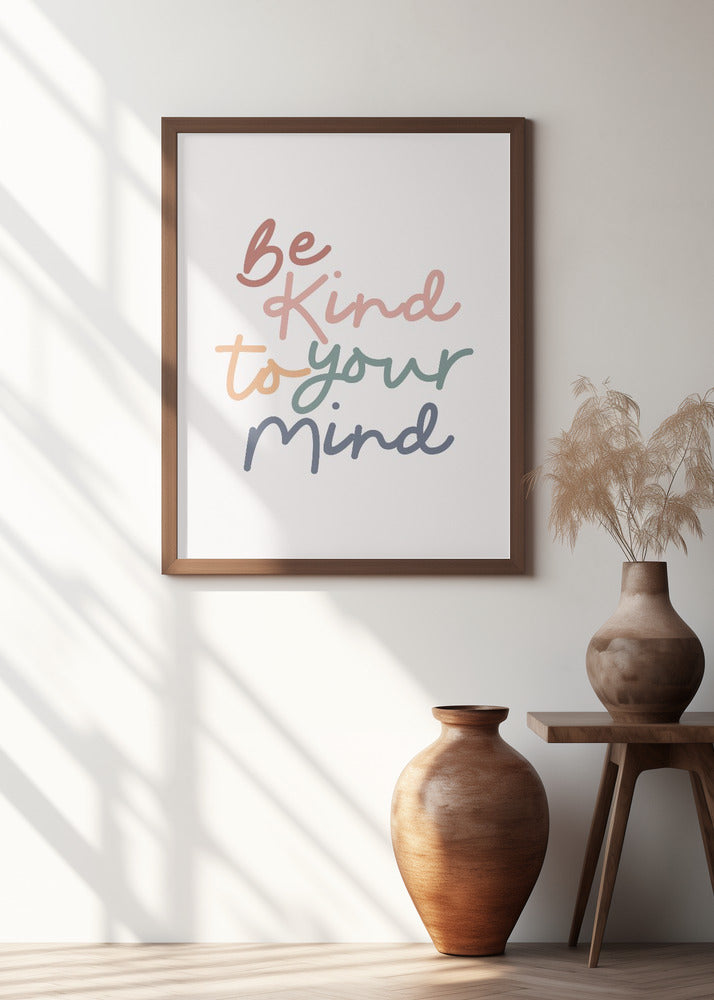 Be Kind To Your Mind Poster