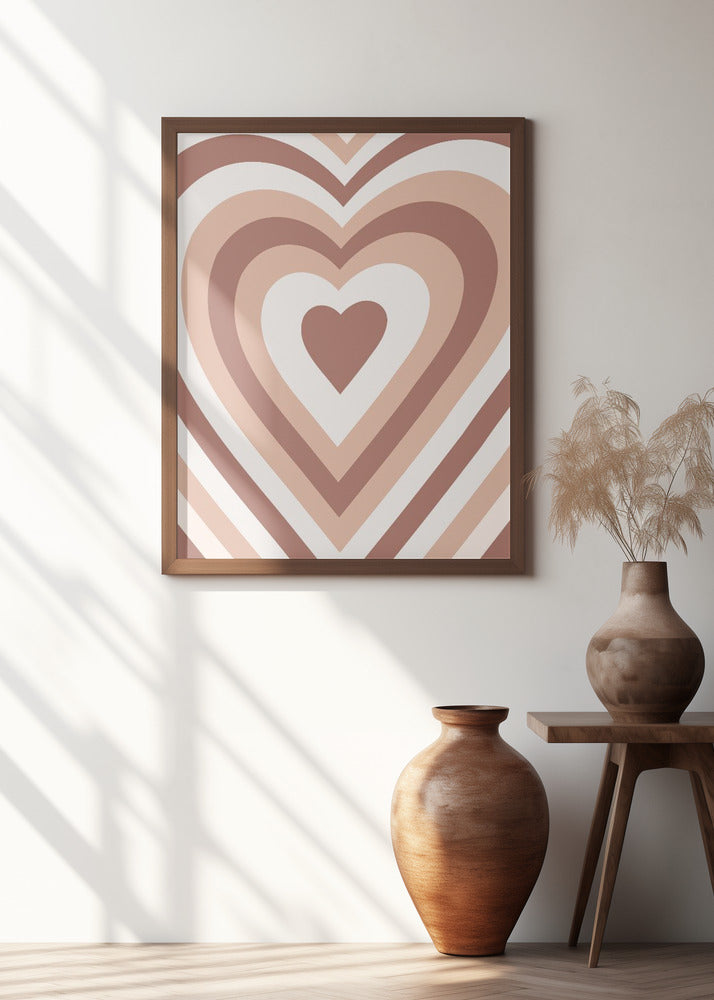 Hearts Radiate Poster