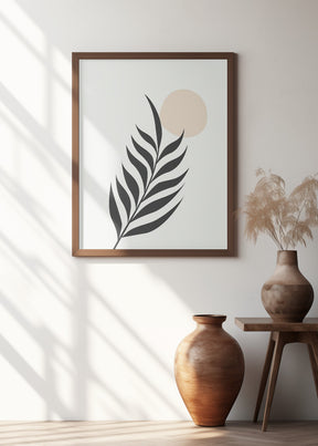 Leaf Sun Poster