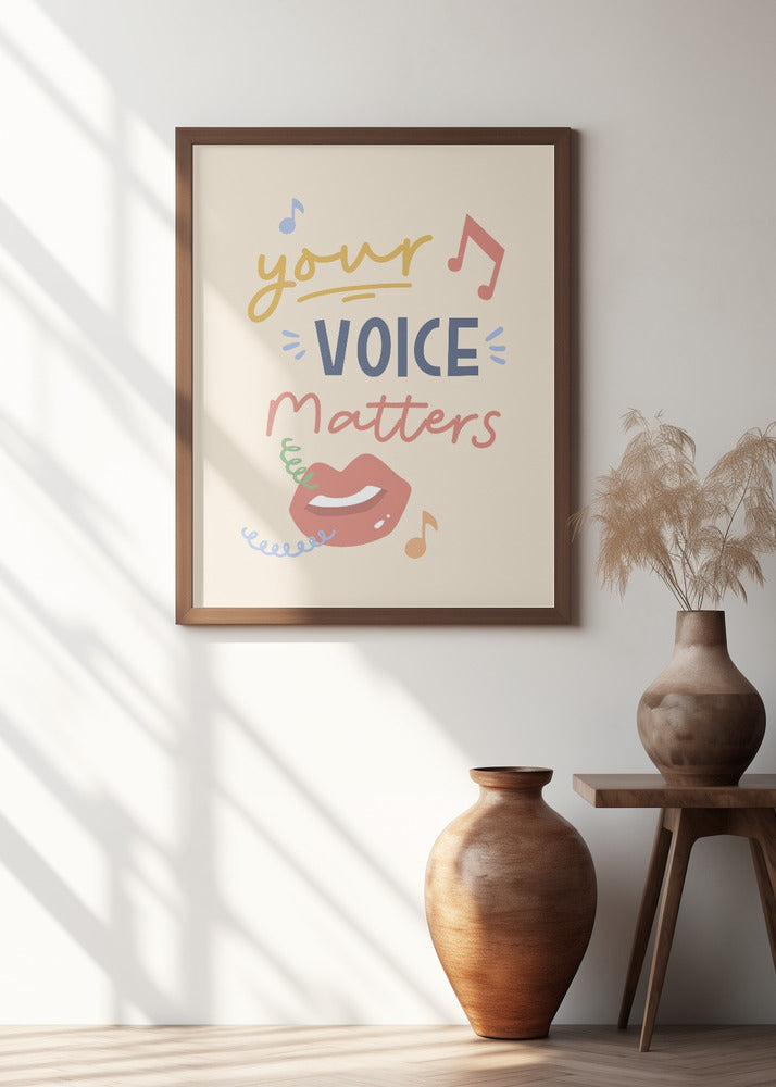 Your Voice Matters Poster