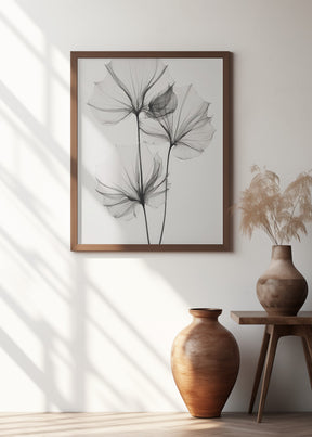 Transparent Botanic No 3 Poster