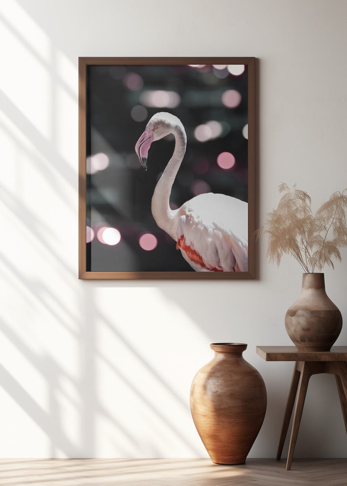 Disco Flamingo Poster