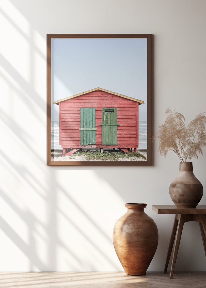 Red Hut Poster