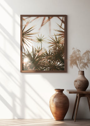 Starlight Palm Tree Poster