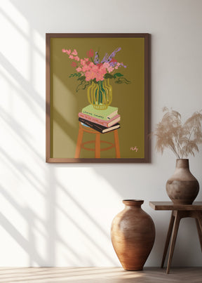 Floral Vase Poster