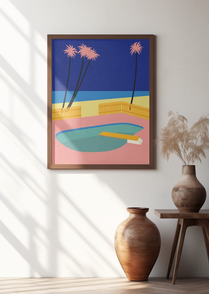 Malibu Beach Poster