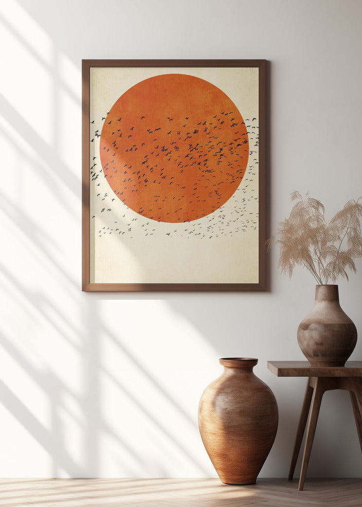 Birds In the Sun Poster