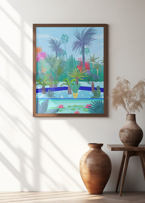 Moroccan Garden Poster