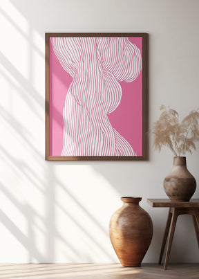 Fibers No 1 (Pink) Poster