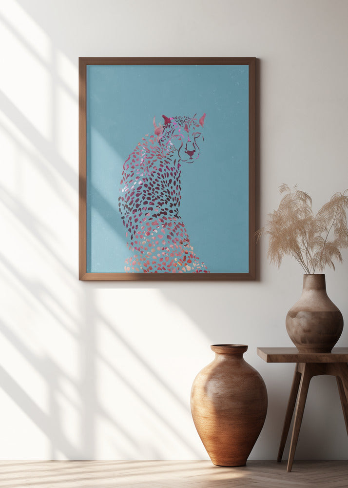 Abstract Cheetah Poster