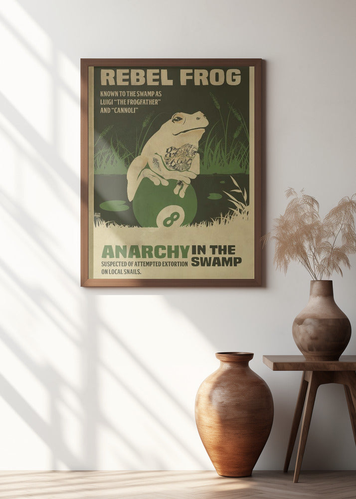 prisoner frog funny poster Poster